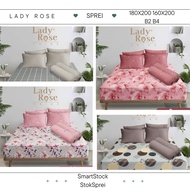 Ss Lady Rose Bed Sheet Prime 180 B2 B4 Motif 180X200 T30 King Queen Size Bed Sheet No. 1 180x200cm