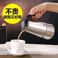 Stainless Steel Moka Pot Espresso Pot Espresso Household Coffee Making Machine Available Induction C