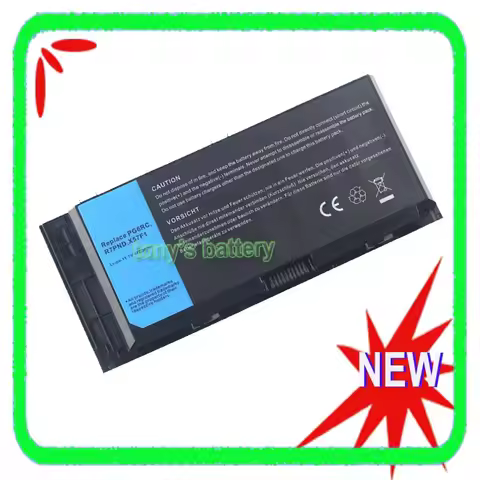 6 Cells Laptop Battery for Dell Precision M6600 M4600 M4700 M4800 M6700 M6800 FV993 PG6RC R7PND X57F