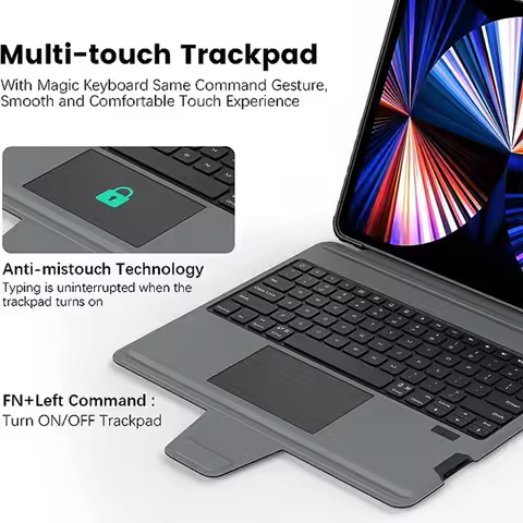 NILLKIN Magic Keyboard For iPad Pro 13 11 2024 Case Backlight Keyboard Case For iPad Air13 M2 For iP