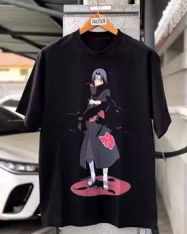 2026 New Anime Naruto Gaara Hyuga Hinata Uzumaki Naruto T-shirt Fashion Short Sleeve Summer Men and 