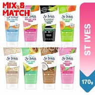 St Ives Face Scrub / Deep Exfoliating Facial Wash Cleanser Smooth Radiant Skin, 170g