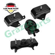(1pc) Münster Engine Mounting Set Mitsubishi Triton 2.5 3.2 05'-15' Pajero Sport 2.5 4D56 Turbo Manu