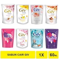 GIV SABUN CAIR 60ML / SABUN CAIR GIV-GIV Sabun Cair 60ml (BELI BANYAK DISARANKAN +KARTON)