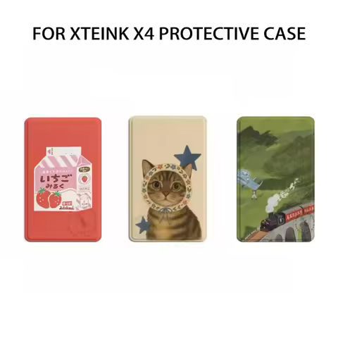 For XTEINK X4 E-Book Magnetic Protective Case Flip Design All-around Shockproof Scratch-Resistant Co