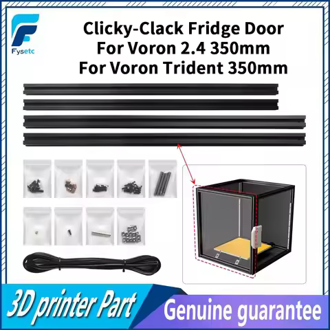 FYSETC Clicky-Clack Fridge Door Kit for Voron 2.4 350m Voron Trident Clicky Clack Door Without Panel