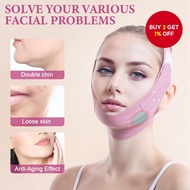 Spot Japanese V-face lifting and firming mask to remove double chin. Topeng pembalut untuk mengangka