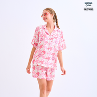 ชุดนอน SLEEPING CLOUD | ชุดนอน 100% LYOCELL ผ้านุ่ม เย็น ใส่สบาย : แขนสั้น ขาสั้น : SHINORI TUESD