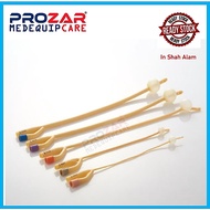2 WAY FOLEY CATHETER SILICONE COATED - 6FR, 8FR, 10FR, 12FR, 14FR, 16FR, 18FR, 20FR, 22FR, 24FR, 26F