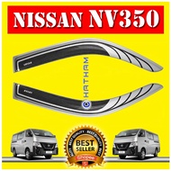 Rain Visor for Nissan Urvan NV350 / NV350 Premium ( Blacknet )