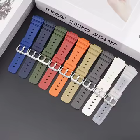 16mm Soft Silicone Watchband For DW-5600GW-M5610 GW-B5600 GWX-5600 GA-2100 GW-6900 Comfort Durable R