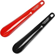 Shoe Horn 2 Pcs Plastic Shoe Horn 10.2"/26cm, Smooth surface, with hanging holes, easy to carry.Fit 
