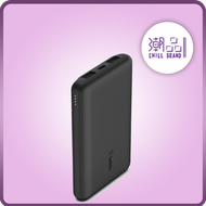 Belkin - BoostCharge 便攜式行動電源 10000mAh + USB-A 至 USB-C 連接線 黑色 - BPB011BTBK [香港行貨]