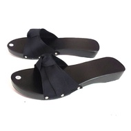 Flip-flop sandals 3 cm bunWanita geulis flip-flop sandals wooden flip-flop sandals flip-flop sandals