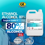 Hand Sanitizer Ethanol Alcohol  75%/ 80%/ 96% 5000ml