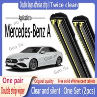 Suitable for Mercedes-Benz Double Layer Rubber Strip Wiper Benz A W176/W177/V177 Car Double Rubber S