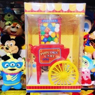 日本 絕版 限定 popcorn cart cum ball bank 復古 爆米花推車 爆米花機 存錢筒 玩具 公仔