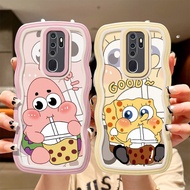 Casing Oppo A5 2020 Case Oppo A9 2020 Case Cute Cartoon Phone Case Tpu Soft Case Wave Frame Clear Phone Case