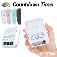 {SG} Countdown Timer Kitchen Cooking Timer LCD Digit Loud Alarm Day Countdown Clock Event Countdown