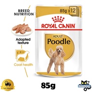 Royal Canin Breed Health Nutrition Poodle Adult 85g Wet Dog Food ,Poodle Dog Food Pouch