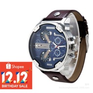 Diesel Luxury Men's Leather Strap Watch (DZ7314)