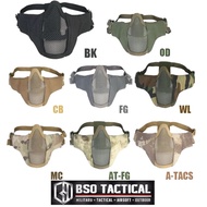 Tactical Mask Wiremesh Pdw Half Face Mask Airsoft Net Mask Import