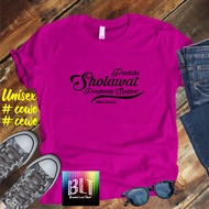 Cod Diskon Promo /Kaos Stabilo Pecinta Sholawat Tulisan Arab /Pakaian Pria Santri EKSPRESI/KAOS Dak