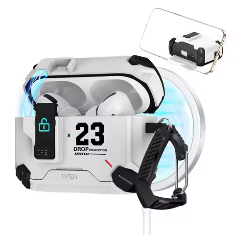 for AirPod 5 Case Cover【Automatic Switch】 With Keychain AirPod 5/4 Luxury Case For AirPods Pro 2/3/4