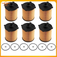 [CloudsMiles.th] 6PCS Oil Filter 32140029 for  S60 S80 S90 V40  V70 V90 XC40 XC60 XC90 D2 D3 D4 D5 T