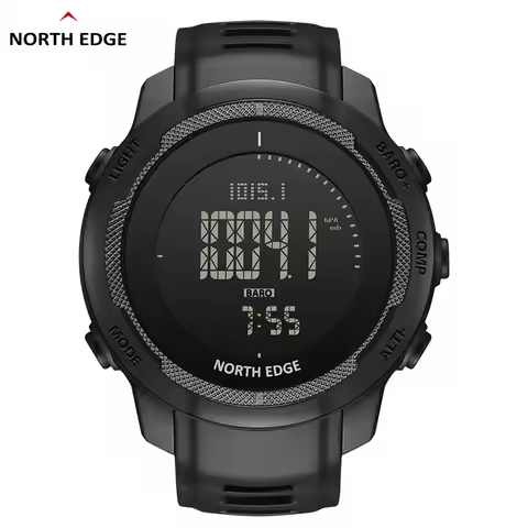 NORTH EDGE VERTICO Men's Digital Watch Carbon Fiber Case Smart Watch For Man Sports WR50M Watch Alti