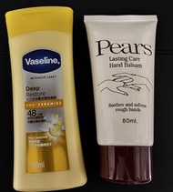 （共2支）凡士林深層修護潤膚露 + Pears護手霜