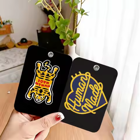 Luxury Brand NIGO H-HUMAN M-MADE With Keychain For Access Card Bus Pass & Card Credit ID Bank Card P