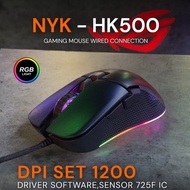 NYK Gaming Mouse - HK-500 - Wired Gaming Mouse RGB Gaming Mouse