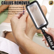 Foot File Stainless Steel Spa Pedicure Callus Remover Foot Rasp File Plastic Handle Callus Remover