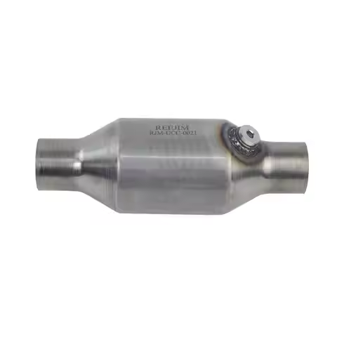 EURO 4 2'' 2.25'' 2.5'' Inlet/Outlet High Flow Universal Catalytic Converter with M18*1.5 O2 Port 60