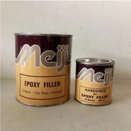 MEIJI EPOXY FILLER WHITE PLUS HARDENER 1KG