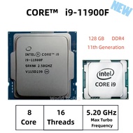 New Core i9-11900F i9 11900F CPU Processor 2.50 GHz 4-Core 8-Thread 14 nm L3=16M 128 GB LGA1200 LGA 