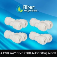 EZ Fitting 4 Two Way Divertor 44 (4 in 1 Pack)