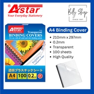 Astar A4 PVC Cover/Transparent Binding Cover/ Rigid Sheet / Multipurpose Transparent Binding PVC siz