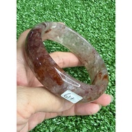 hermatoid agate bangle