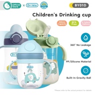 PREFERRED & Dr.isla Anti Choking Baby Drinking Bottle Water Bottle Learning Cup with Ball Straw Hand