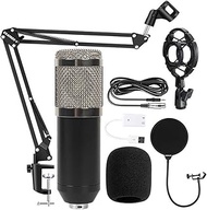 Professional o Mixer Condenser Microphone Bracket 3.5MM o USB V8Sound Card Metal Shell Support Mobil
