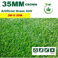 【2M LEBAR X 25M PANJANG】 35MM ARTIFICIAL GRASS CARPET INDOOR AND OUTDOOR GRASS CARPET