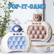 Quick Push Game Pop It Electronic Speed Educational Toys Bubble Fidget Toy Kids Machine  Mainan POPP