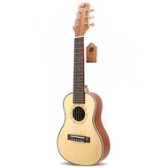 28 Inch Ukulele 6 String Picea Asperata Solid Guitar Rosewood Fingerboard Instrument Concert Professional Guitar Wooden UK2847