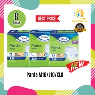 *New Design* TENA Pants Adult Diapers Value M10s/L10s/XL8s - 8 packs /