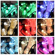 S14 Bulb Outdoor Waterproof Courtyard Decoration RGB Colorful Marquee String Light Holiday Retro E27
