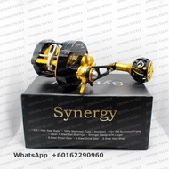 Shino Synergy 301HG baitcasting fishing reel.