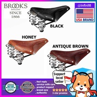[sg stock] 100% authentic Brooks England Flyer Steel saddle bike bicycle seat black steel x c17