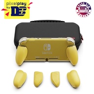 Nsw Skull And Co. Max Carry Grip Case Bundle Yellow For Switch Lite  Ltgc Set-Yl